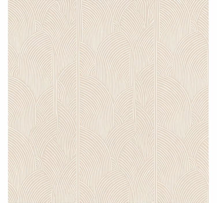 Papel de parede para sala com padrão geométrico suave - TenStickers