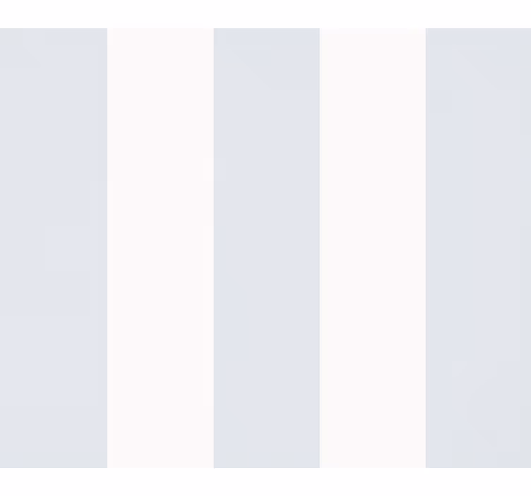 Papel de parede infantil listras azul bebê e branco - TenStickers