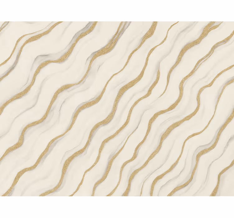 Papel de parede quarto de casal linhas de mármore dourado - TenStickers