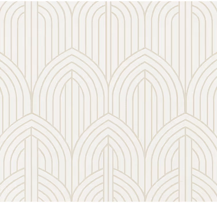 Papel de parede para sala design em madeira branca - TenStickers