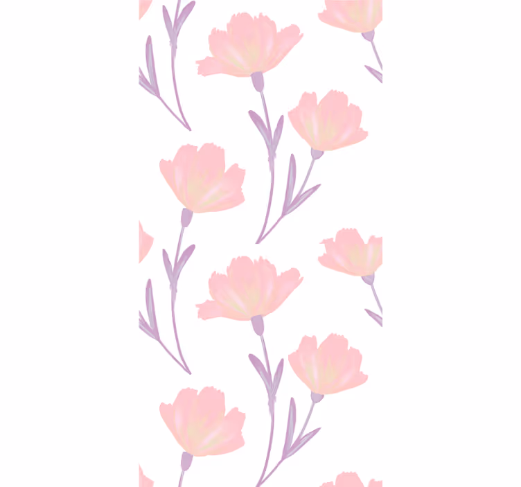 Papel de parede flores tema flores suaves - TenStickers