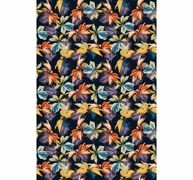 Papel de parede floral design de lírio-tigre - TenStickers