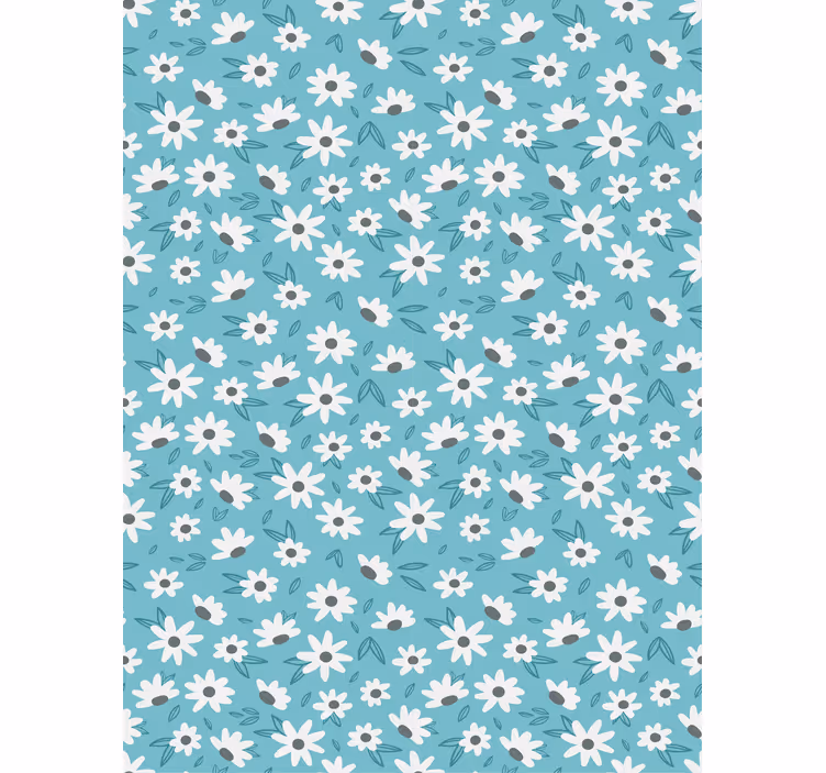 Papel de parede floral flores "chic de vovó" - TenStickers