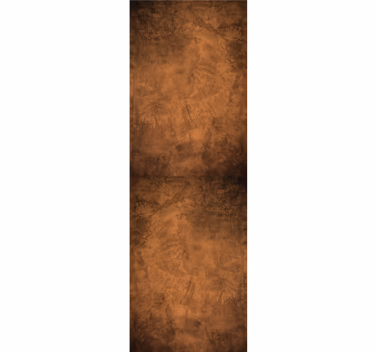 Papel de parede para quarto padrão retangular marrom rústico - TenStickers