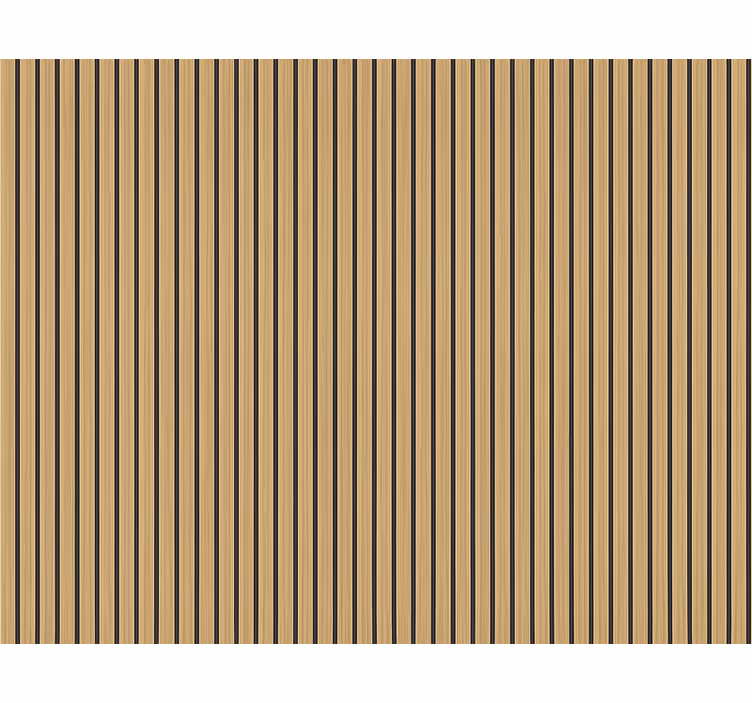 Papel de parede para quarto listras de carvalho moderno - TenStickers