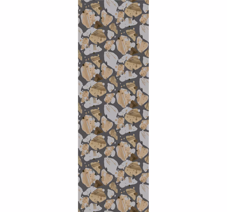 Papel de parede para quarto padrão cimento terrazzo - TenStickers