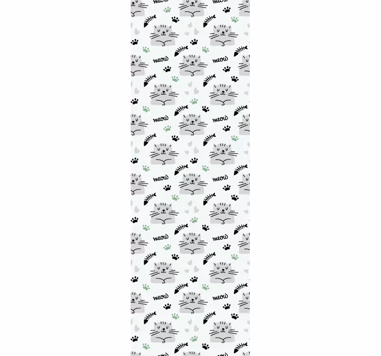 Papel de parede para quarto gatinhos fofos com patas - TenStickers