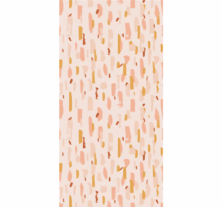 Papel de parede para quarto com pintura em pétalas - TenStickers