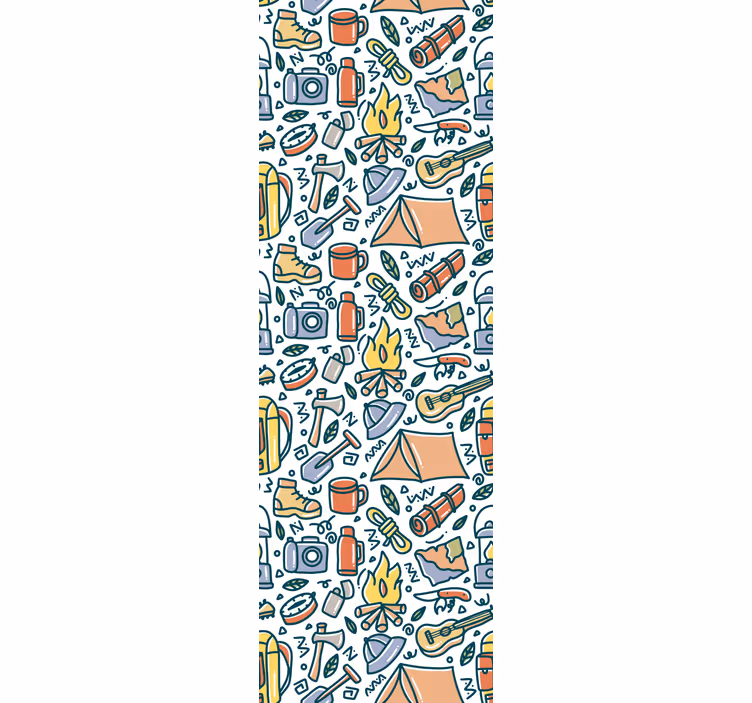 Papel de parede para quarto montanhas e acampamento - TenStickers