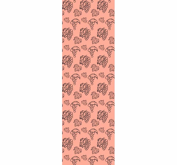 Papel de parede para quarto estilo africano uvas rosas - TenStickers