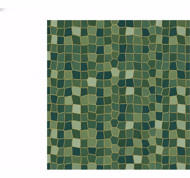 Papel de parede verde padrão croco pequeno - TenStickers