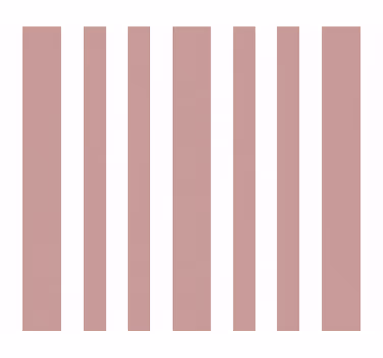 Papel de parede vertical listras rosa e brancas - TenStickers