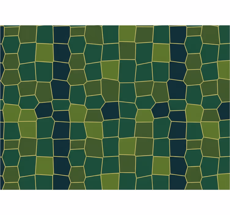 Papel de parede para cozinha padrão crocodilo verde - TenStickers