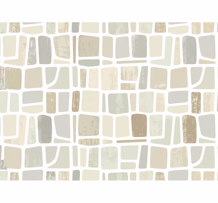 Papel de parede rústico formas geométricas claras - TenStickers