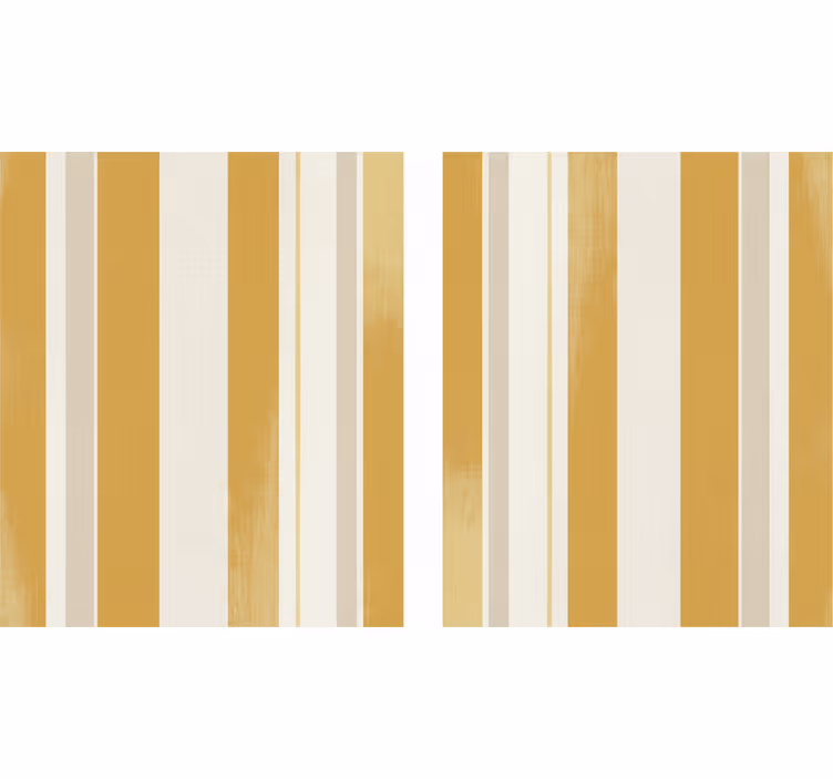Papel de parede vertical listras amarelas finas - TenStickers