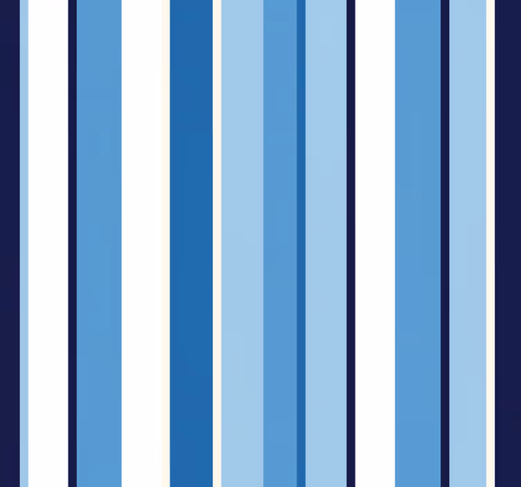 Papel de parede vertical listras azul claro e escuro - TenStickers
