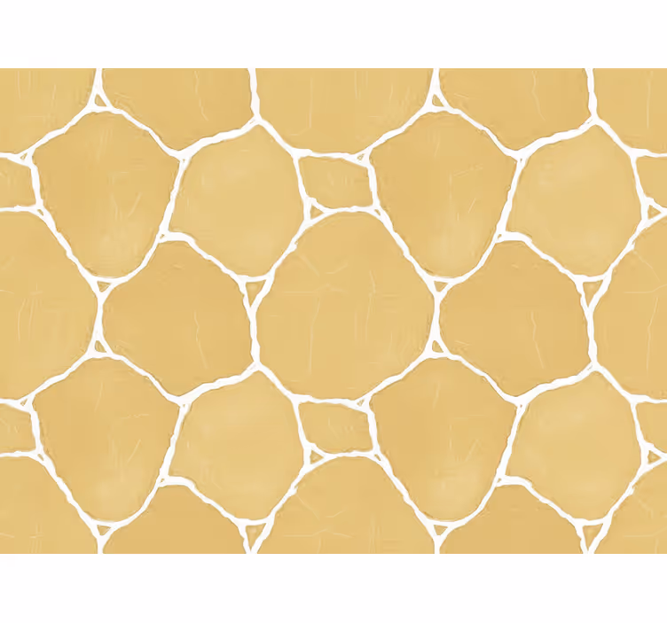Papel de parede amarelo revestimento de gesso suave - TenStickers
