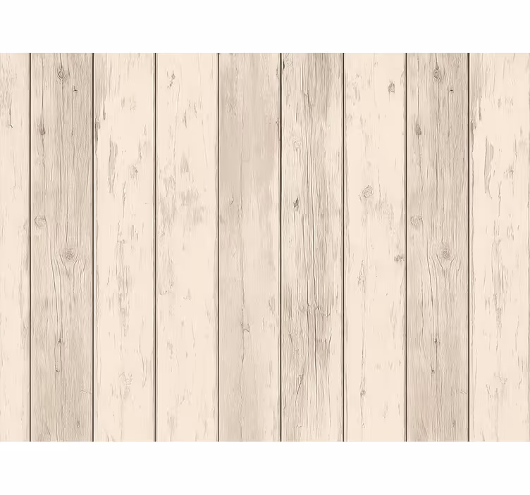 Papel de parede madeira branco quente envelhecido - TenStickers