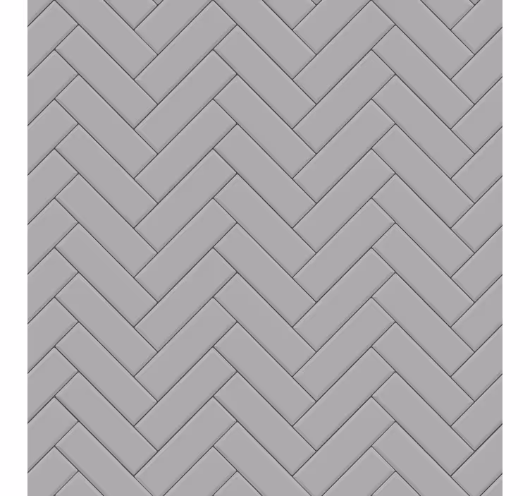 Papel de parede metal com azulejos cinza em espinha de peixe - TenStickers