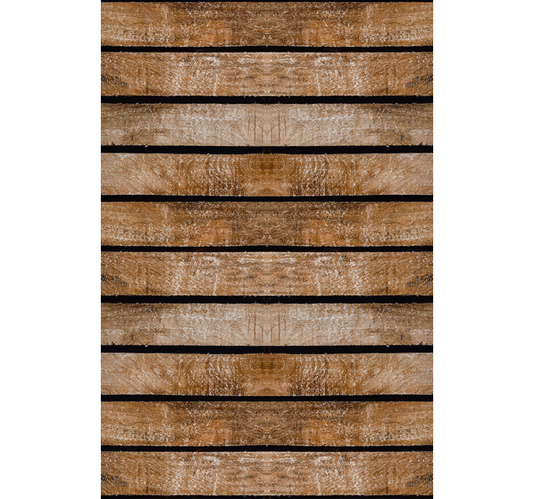Papel de parede rústico palete de madeira - TenStickers