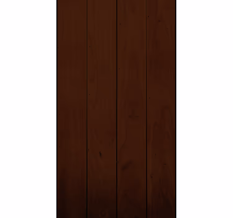 Papel de parede rústico padrão de tábuas marrons - TenStickers