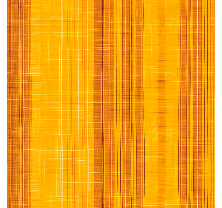 Papel de parede amarelo com tons listrados de girassol - TenStickers