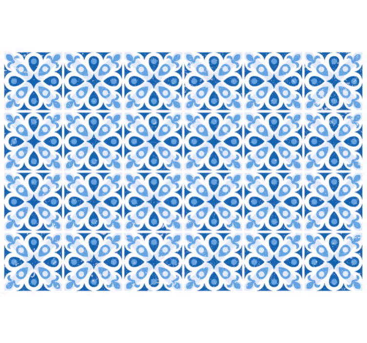 Papel de parede azul azul da waterhouse - TenStickers