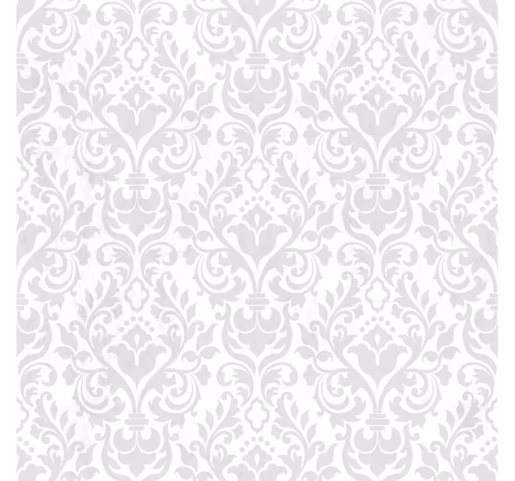 Papel parede branco damasco grunge - TenStickers