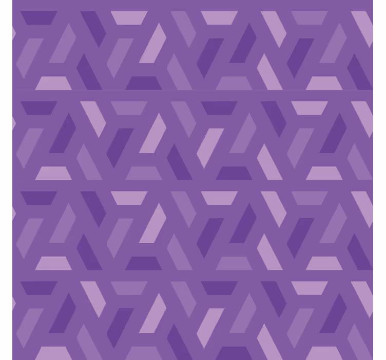 Papel de parede roxo em tons lilás geométricos - TenStickers