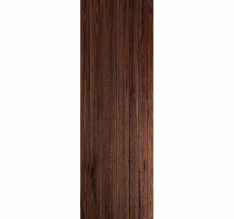 Papel de parede castanho tábuas de madeira rústica - TenStickers
