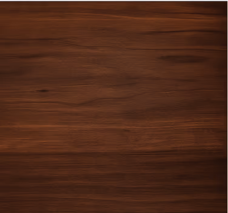 Papel de parede castanho com textura de noz escura polida - TenStickers
