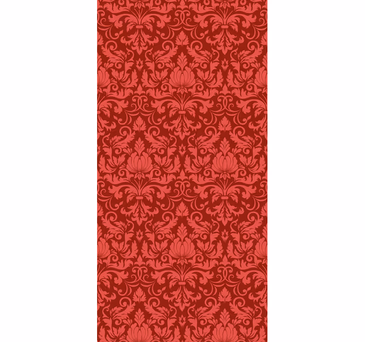 Papel de parede vermelho veludo - TenStickers