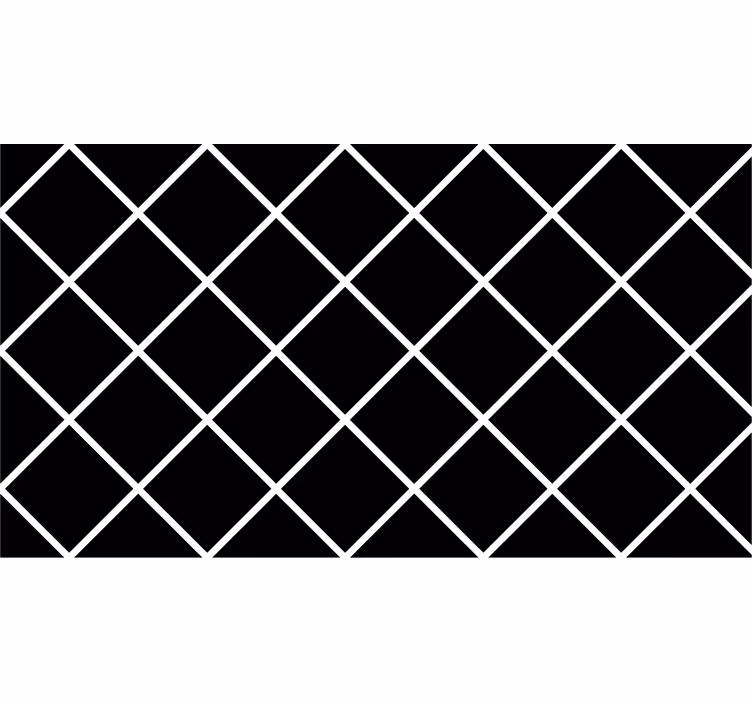 Papel de parede preto com linhas geométricas modernas - TenStickers