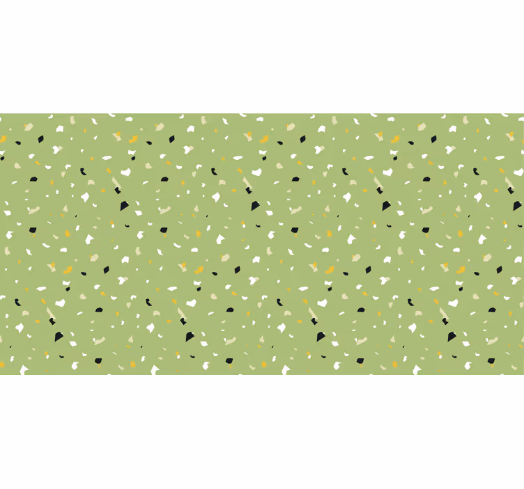 Papel de parede verde terrazzo verde - TenStickers