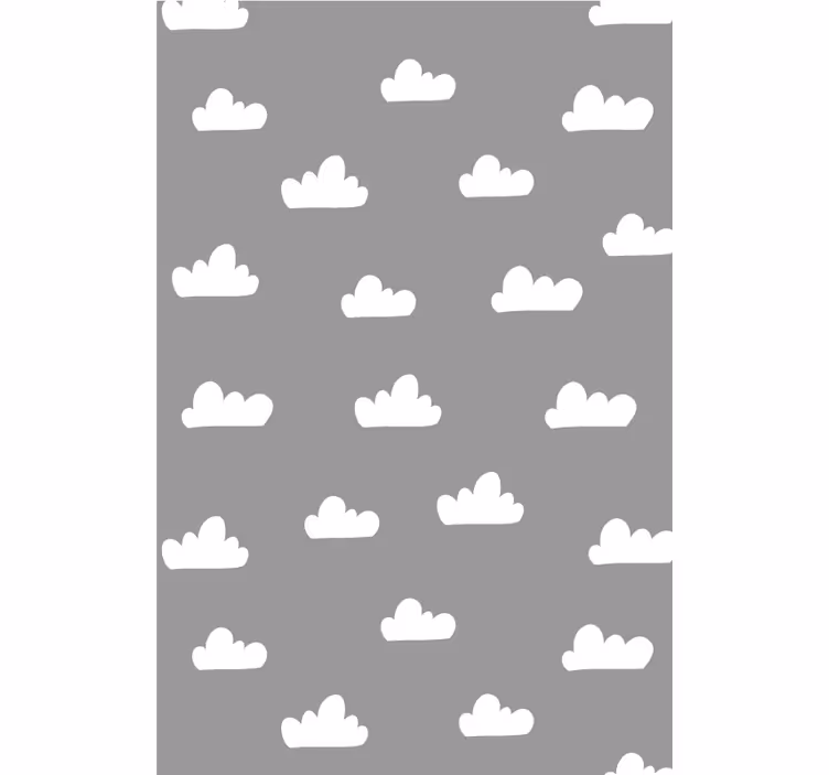Papel de parede cinzento céus nublados - TenStickers