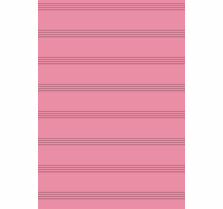 Papel de parede rosa com listras rosa-escuro - TenStickers