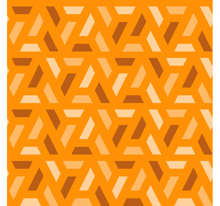 Papel de parede terracotta geométrico moderno - TenStickers
