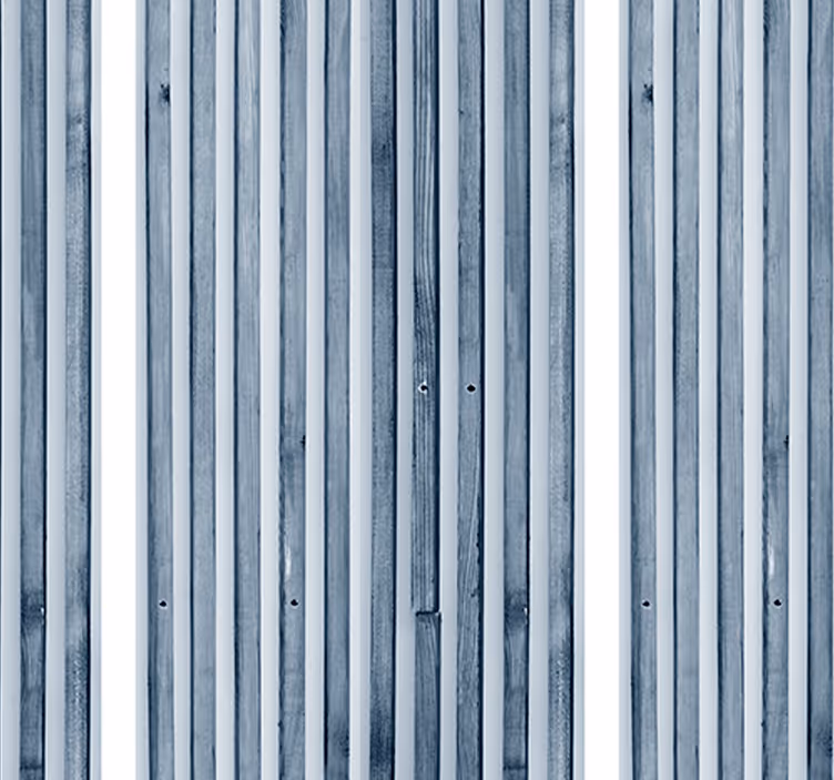 Papel de parede cinza efeito de madeira - TenStickers