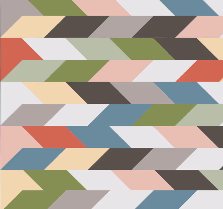 Papel de parede geométrico moderno - TenStickers