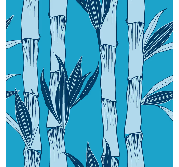 Papel de parede madeira bambu - TenStickers
