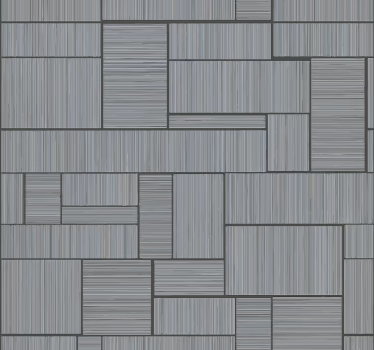 Papel de parede de pedra de construção geométrica - TenStickers