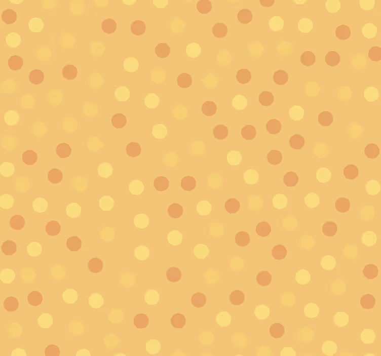 Laranjas em círculos cozinha lua papel de parede - TenStickers