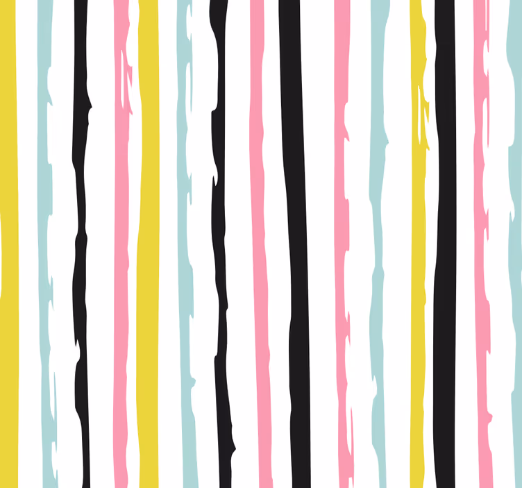 Papel de Parede listras riscas coloridas - TenStickers
