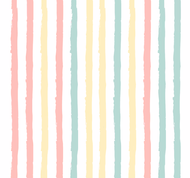 Papel de Parede listras Tiras pastéis irregulares - TenStickers