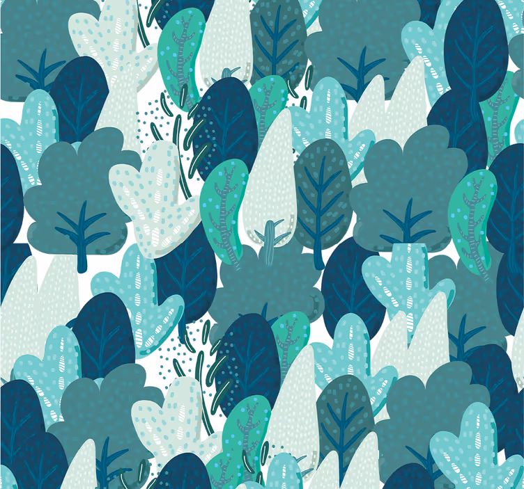 Papel de parede para sala Floresta animada - TenStickers