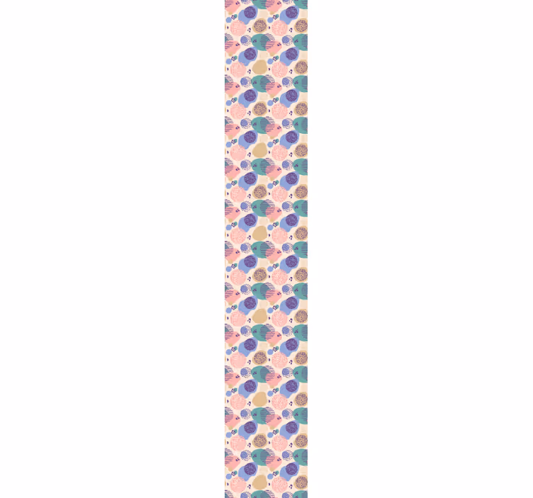 Papel de parede infantil círculos coloridos - TenStickers