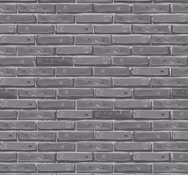 papel de parede tijolo Na sombra - TenStickers