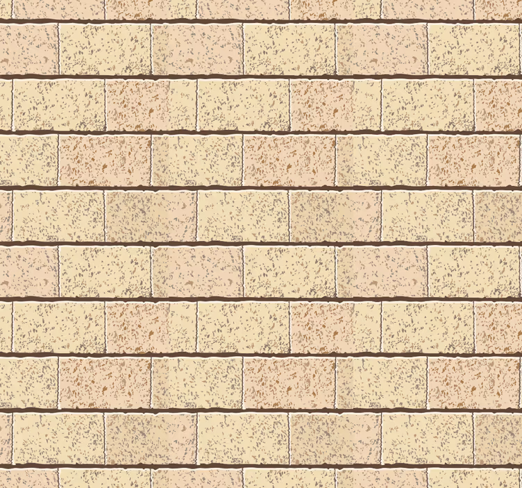 papel de parede tijolo Visão de areia - TenStickers