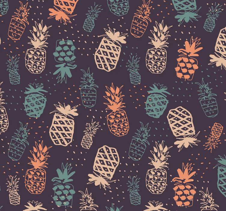 papel de parede para cozinha pinhas outonais - TenStickers