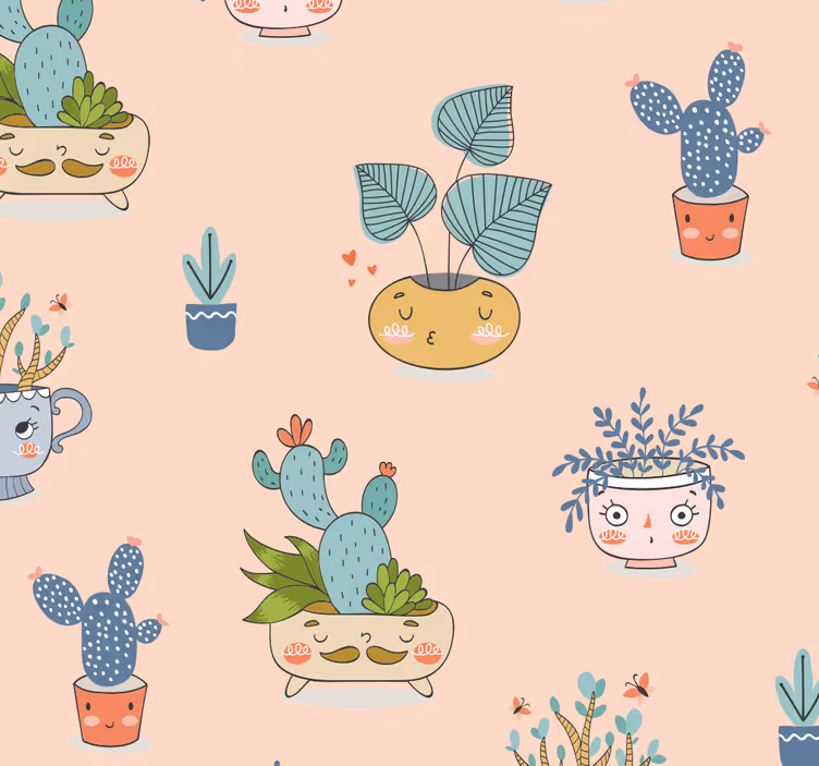 papel de parede floral de cozinha diferente - TenStickers